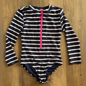 GAP Blue and White Rashguard Swimwear